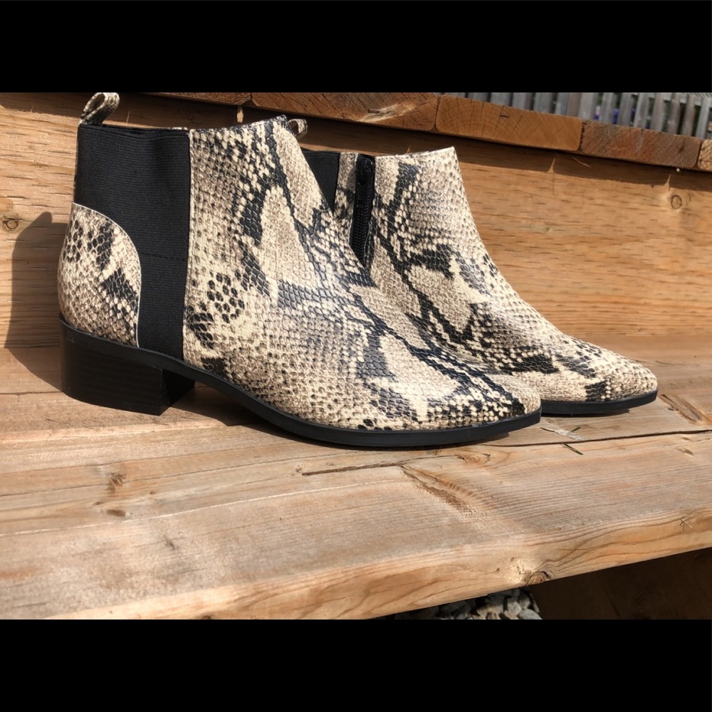 Snakeskin boots